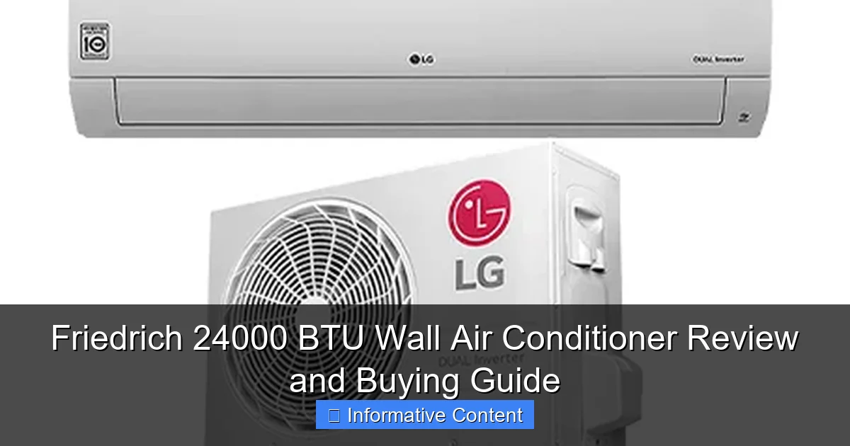 Friedrich 24000 BTU Wall Air Conditioner Review and Buying Guide