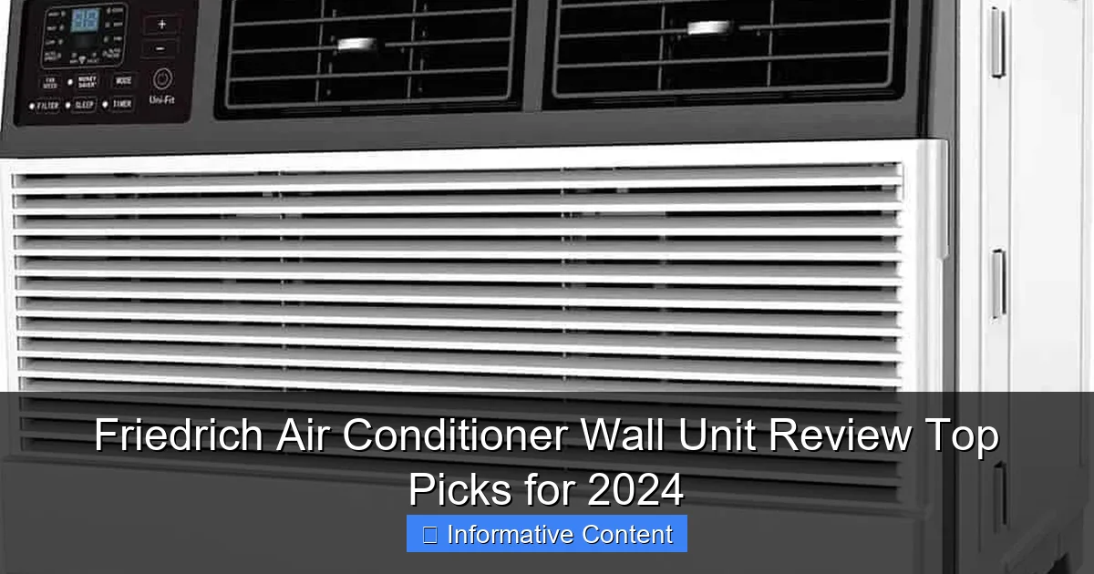 Friedrich Air Conditioner Wall Unit Review Top Picks for 2024