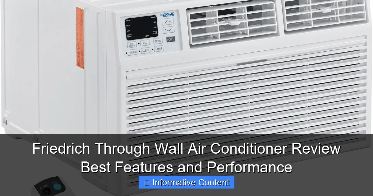 Friedrich Through Wall Air Conditioner Review Best Features and Performance