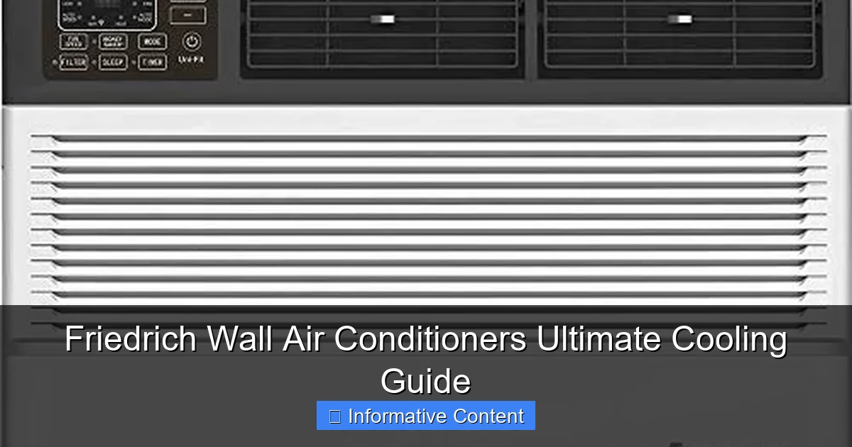 Friedrich Wall Air Conditioners Ultimate Cooling Guide