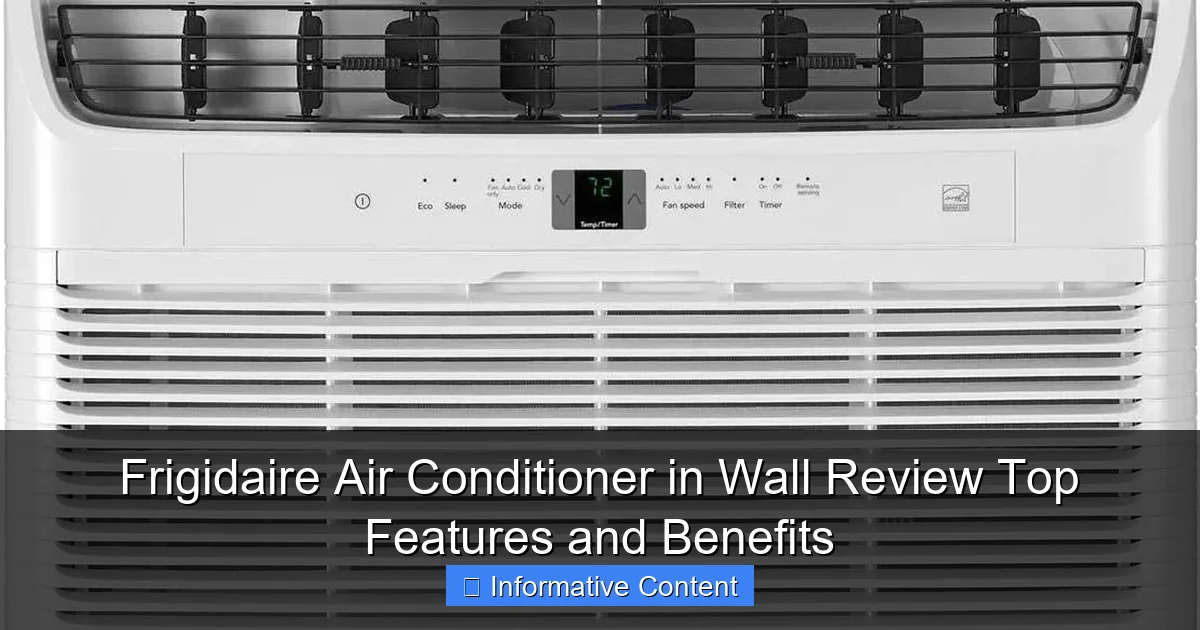 Frigidaire Air Conditioner in Wall Review Top Features and Benefits