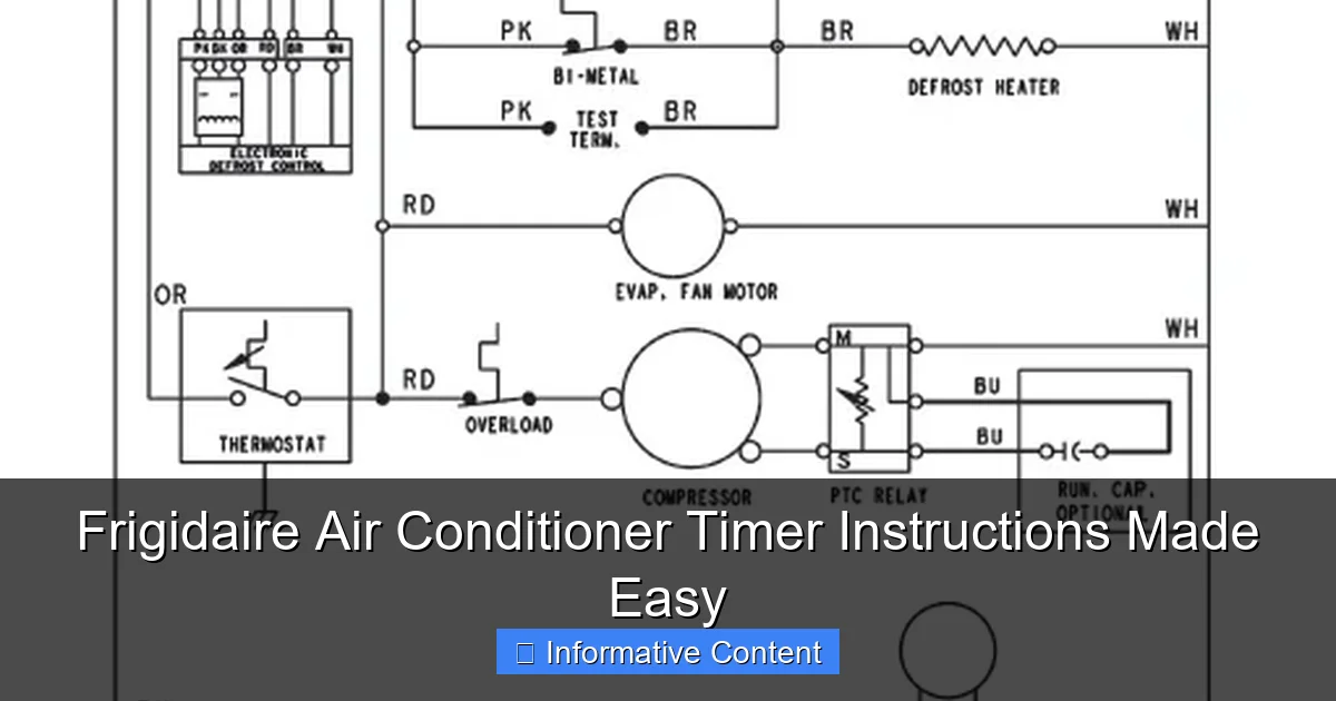 Frigidaire Air Conditioner Timer Instructions Made Easy