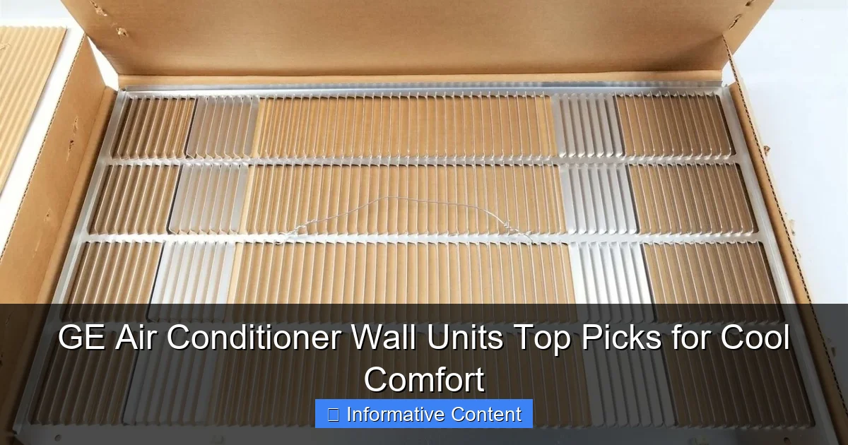 GE Air Conditioner Wall Units Top Picks for Cool Comfort