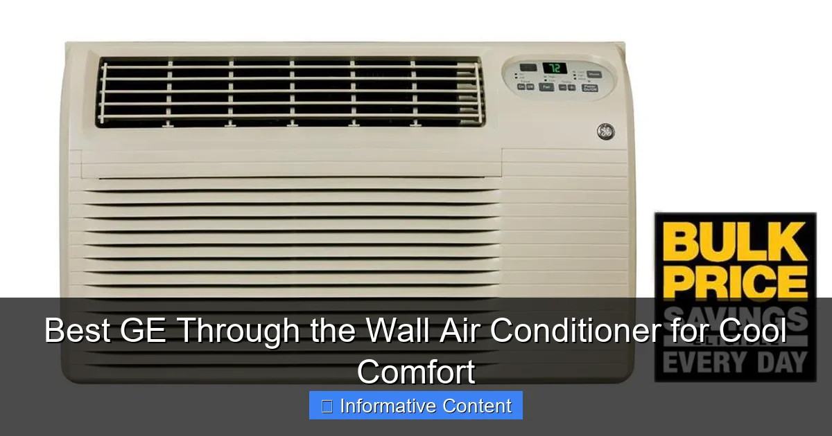 Best GE Through the Wall Air Conditioner for Cool Comfort