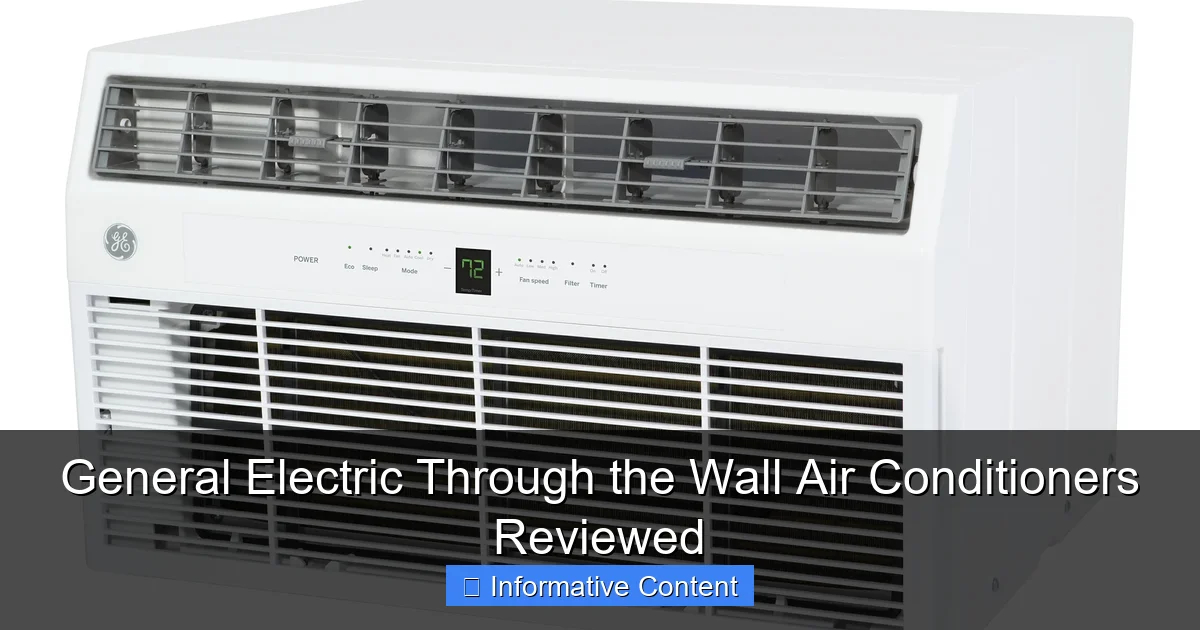General Electric Through the Wall Air Conditioners Reviewed