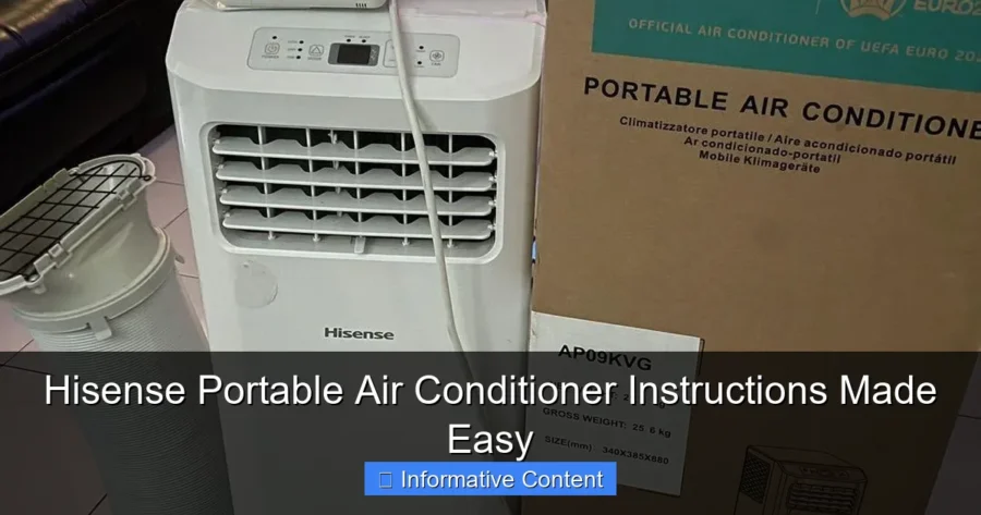 Hisense Portable Air Conditioner Instructions Made Easy