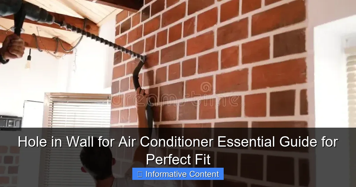 Hole in Wall for Air Conditioner Essential Guide for Perfect Fit