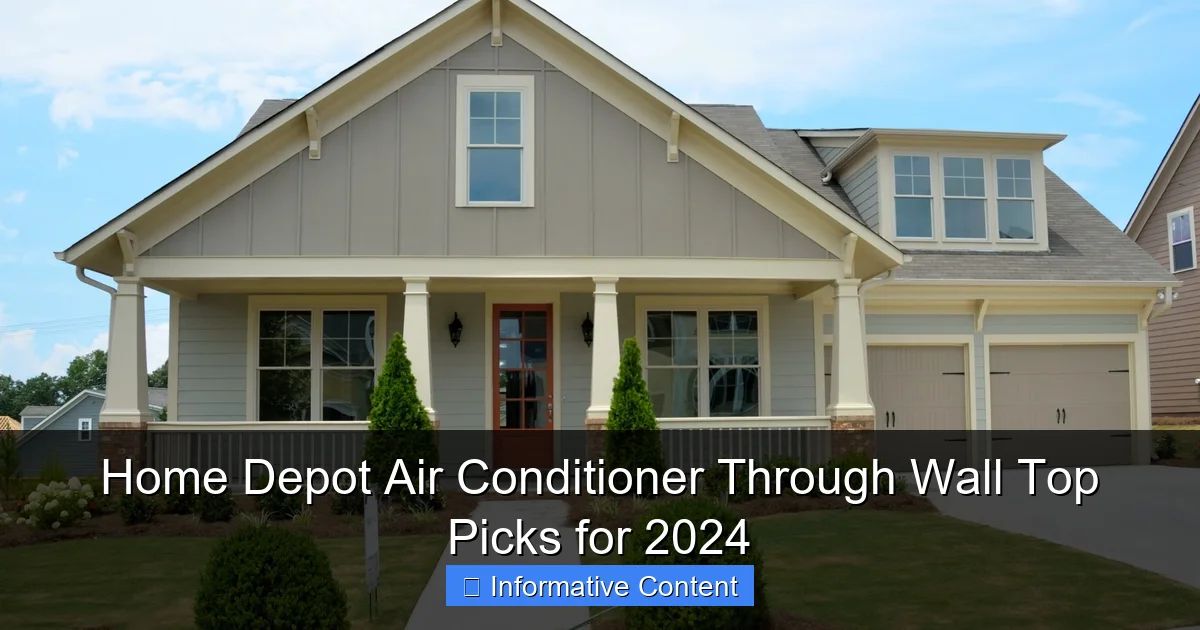 Home Depot Air Conditioner Through Wall Top Picks for 2024