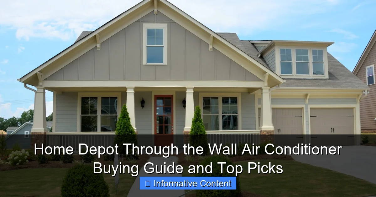 Home Depot Through the Wall Air Conditioner Buying Guide and Top Picks