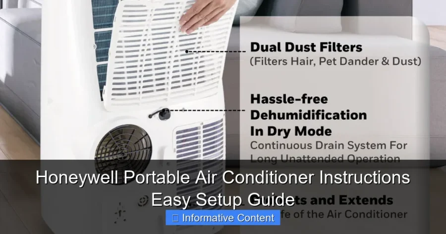 Honeywell Portable Air Conditioner Instructions Easy Setup Guide