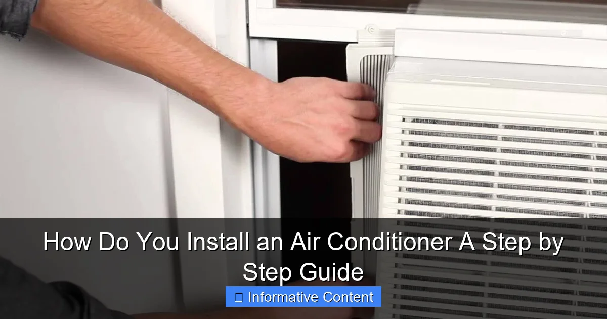 How Do You Install an Air Conditioner A Step by Step Guide