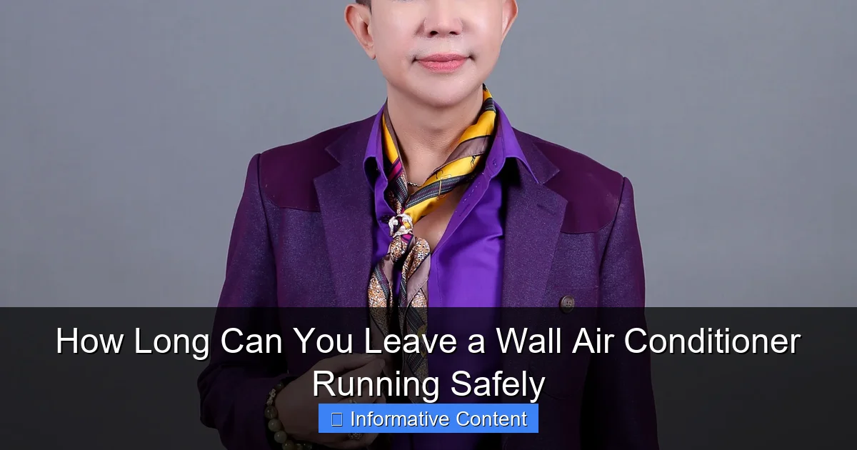 How Long Can You Leave a Wall Air Conditioner Running Safely