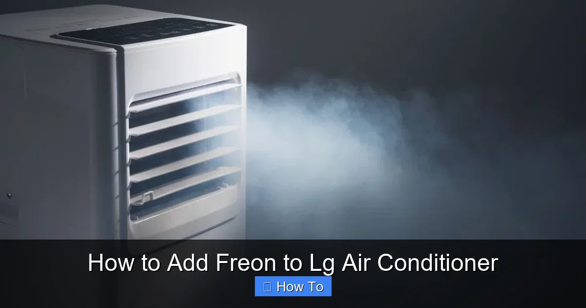 How to Add Freon to Lg Air Conditioner