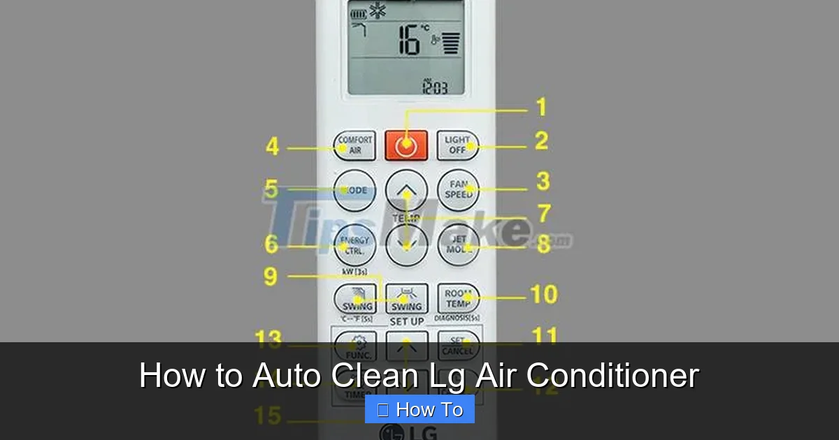 How to Auto Clean Lg Air Conditioner