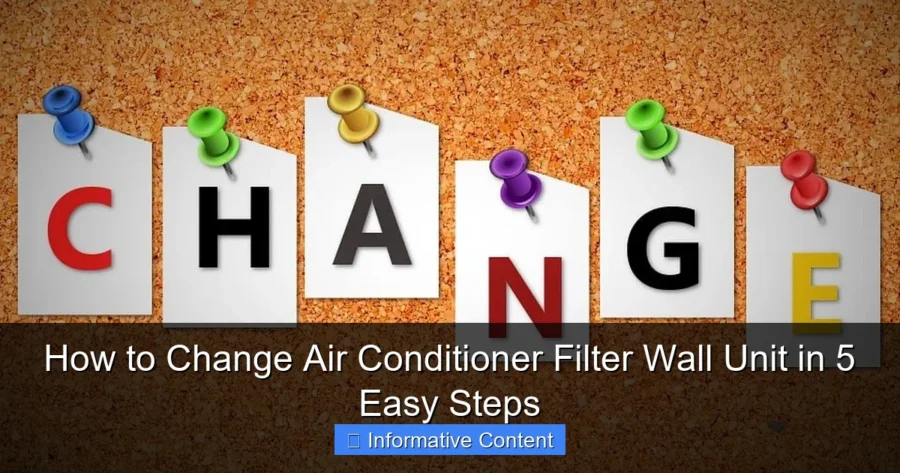 How to Change Air Conditioner Filter Wall Unit in 5 Easy Steps