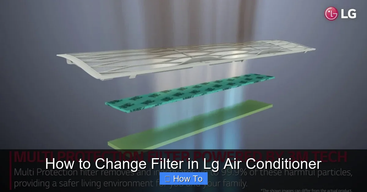 How to Change Filter in Lg Air Conditioner