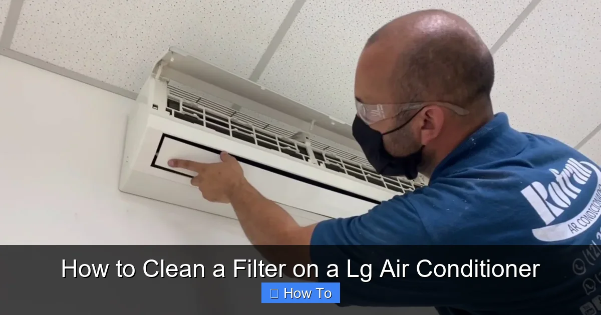 How to Clean a Filter on a Lg Air Conditioner