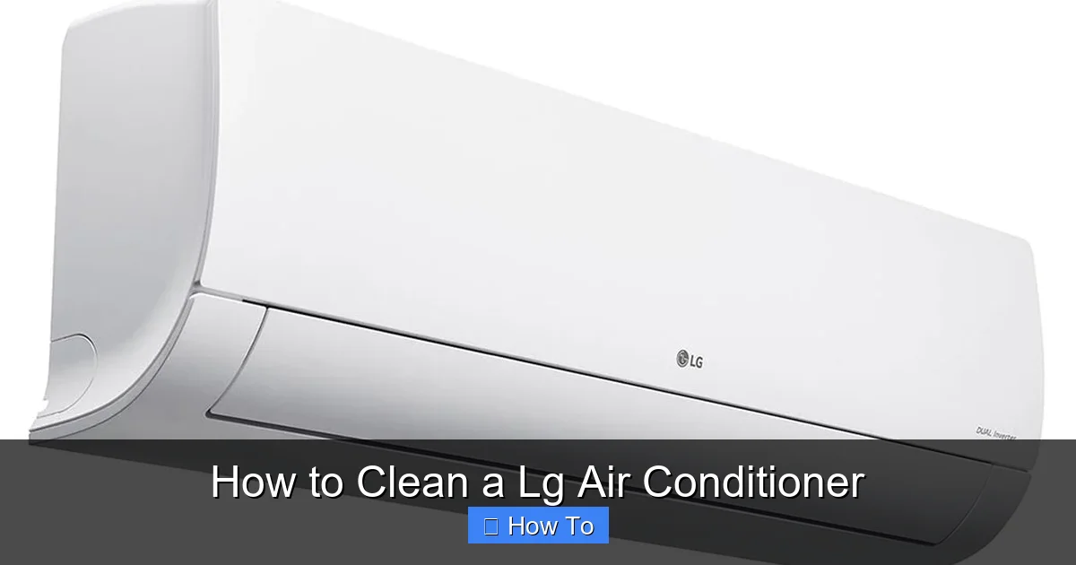 How to Clean a Lg Air Conditioner