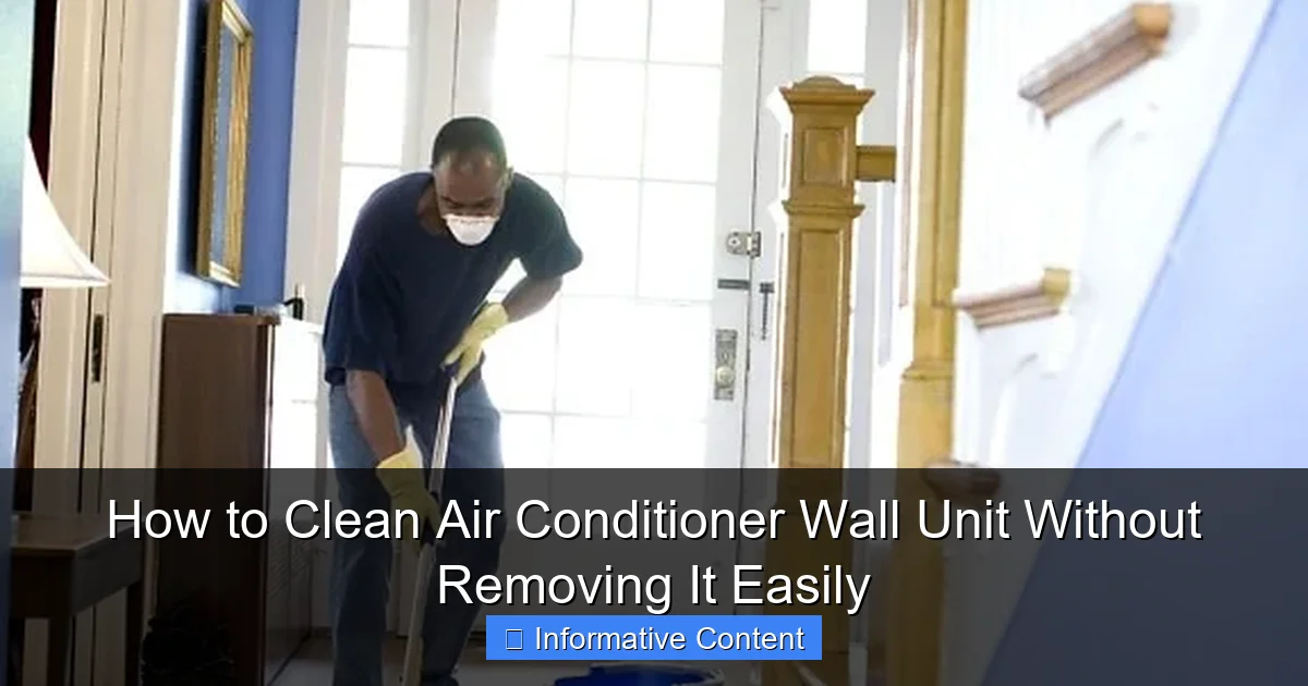 How to Clean Air Conditioner Wall Unit Without Removing It Easily
