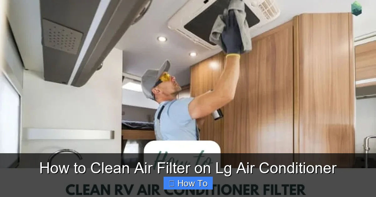 How to Clean Air Filter on Lg Air Conditioner