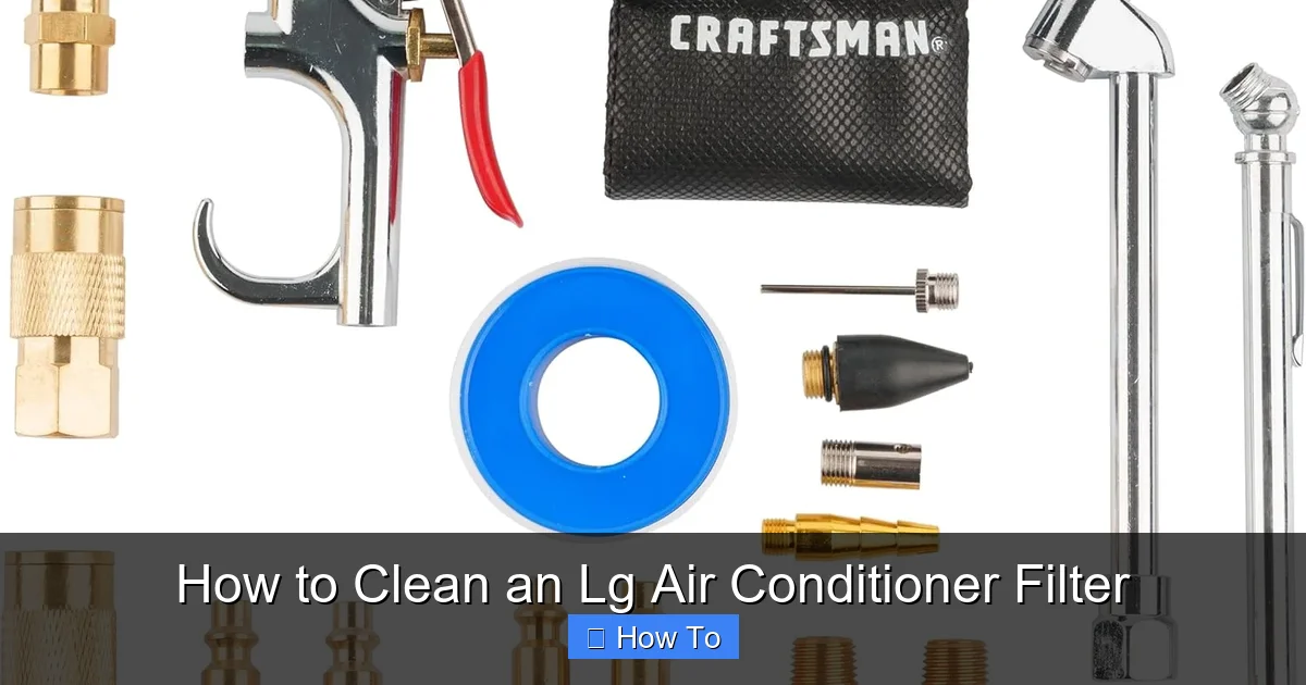 How to Clean an Lg Air Conditioner Filter