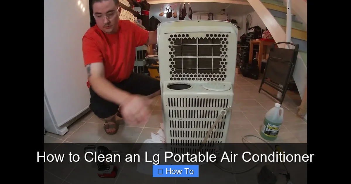 How to Clean an Lg Portable Air Conditioner