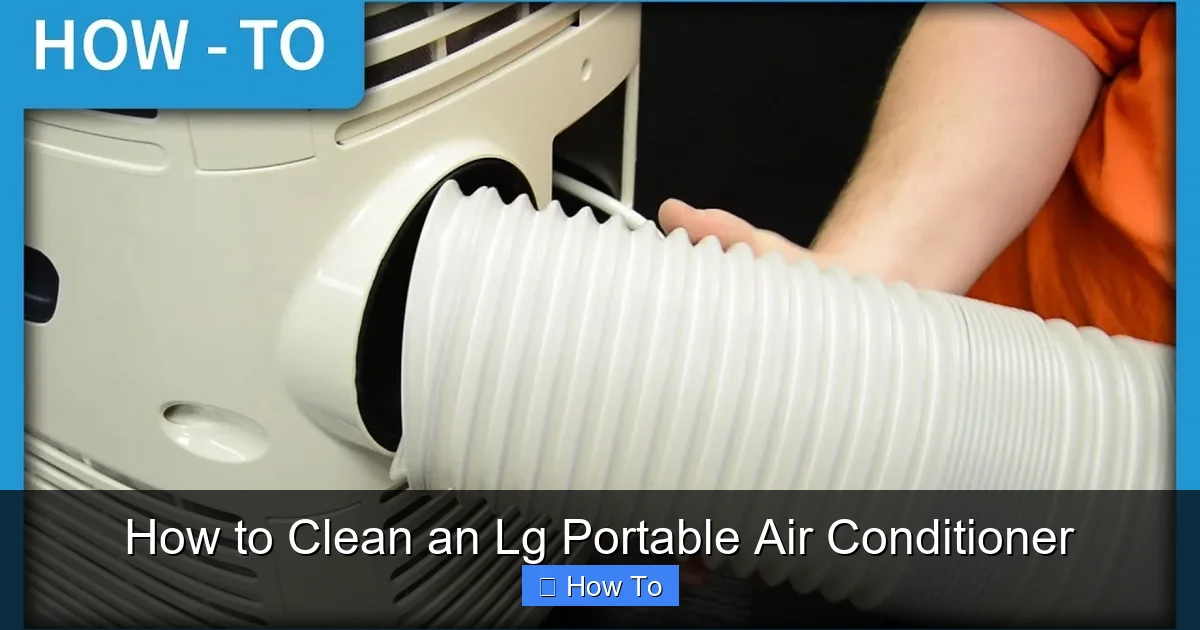 How to Clean an Lg Portable Air Conditioner