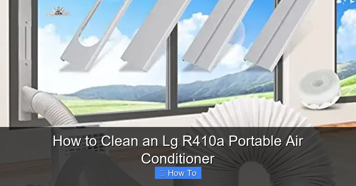 How to Clean an Lg R410a Portable Air Conditioner