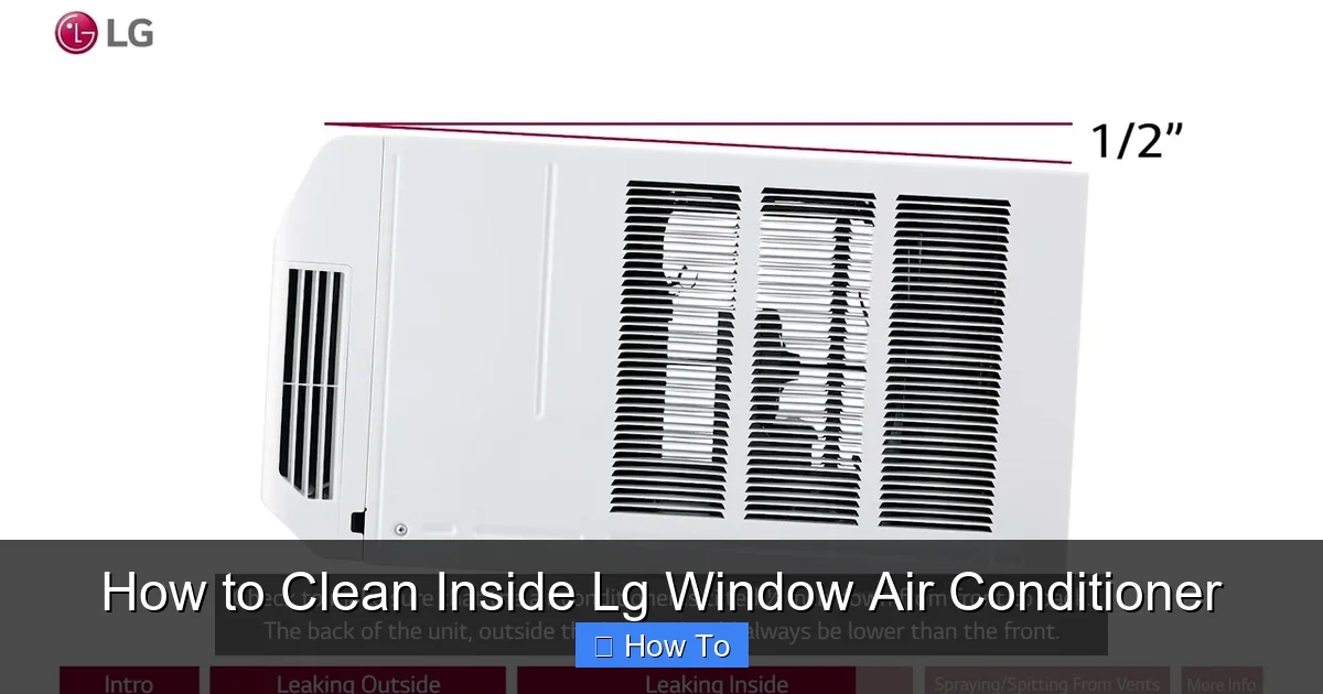 How to Clean Inside Lg Window Air Conditioner