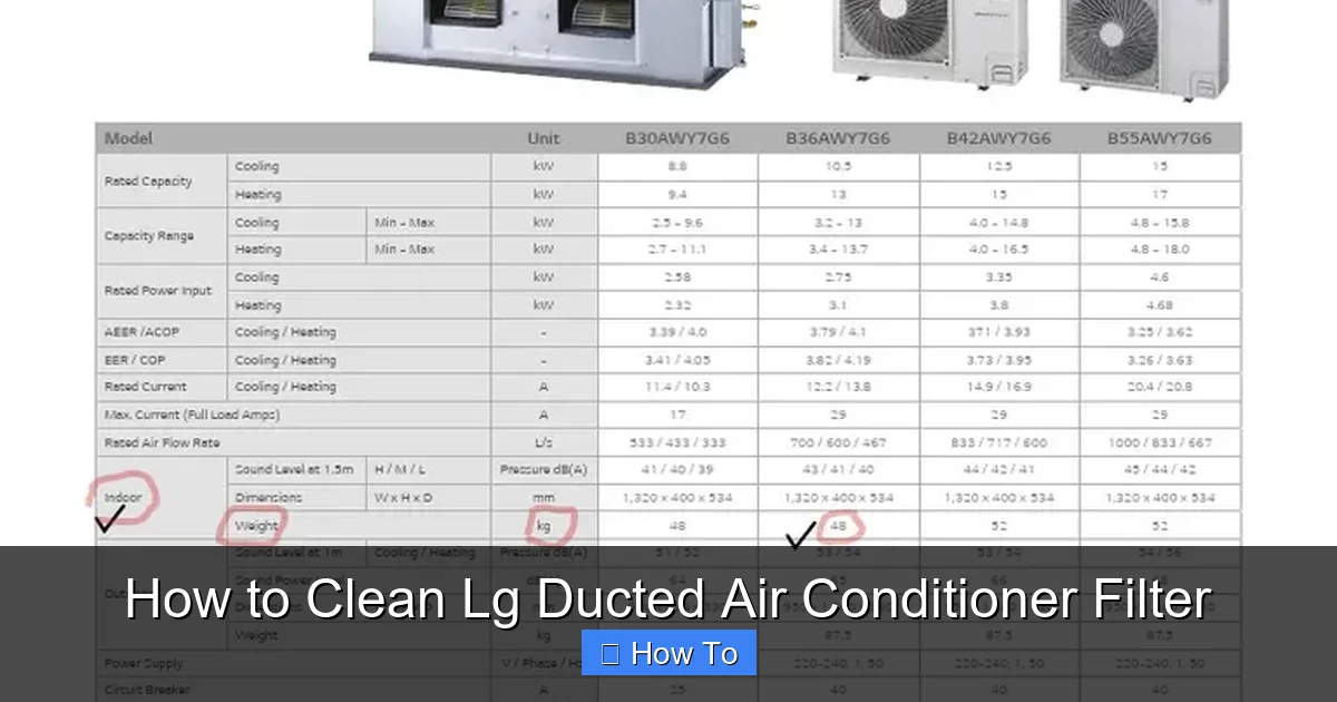 How to Clean Lg Ducted Air Conditioner Filter