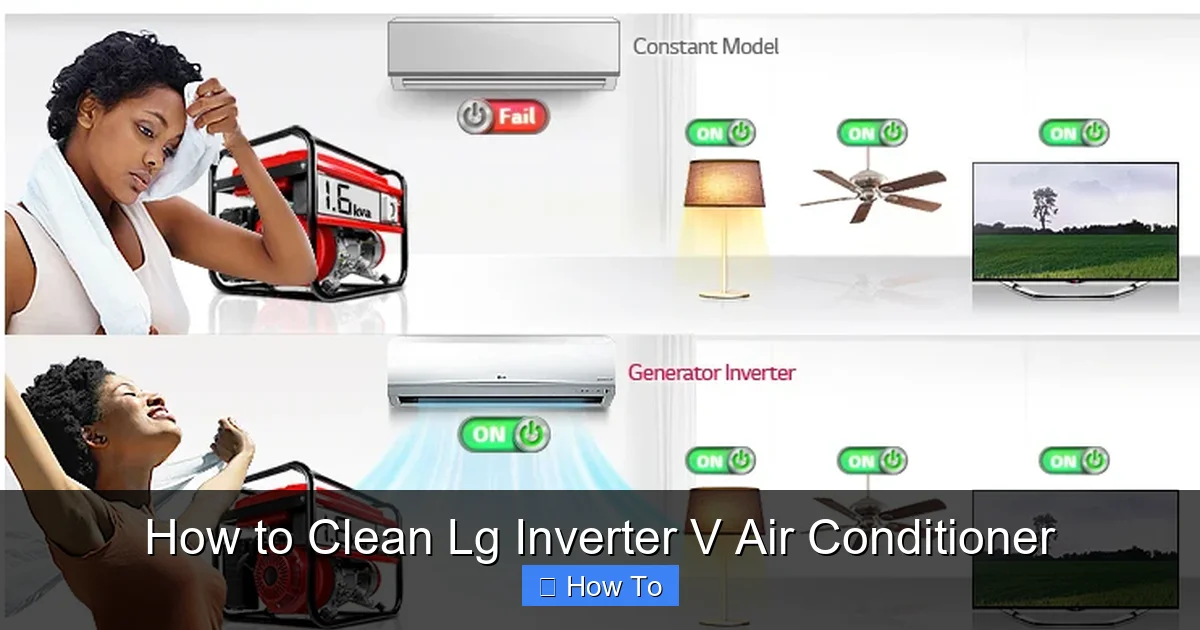 How to Clean Lg Inverter V Air Conditioner