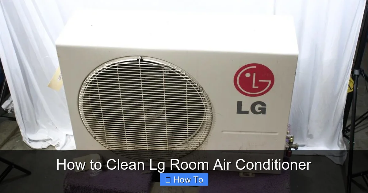 How to Clean Lg Room Air Conditioner