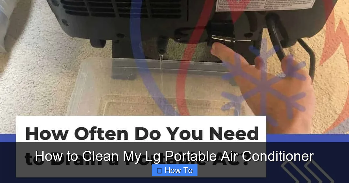 How to Clean My Lg Portable Air Conditioner