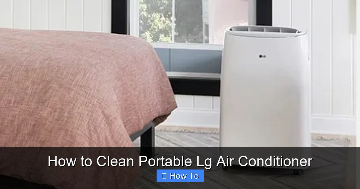 How to Clean Portable Lg Air Conditioner