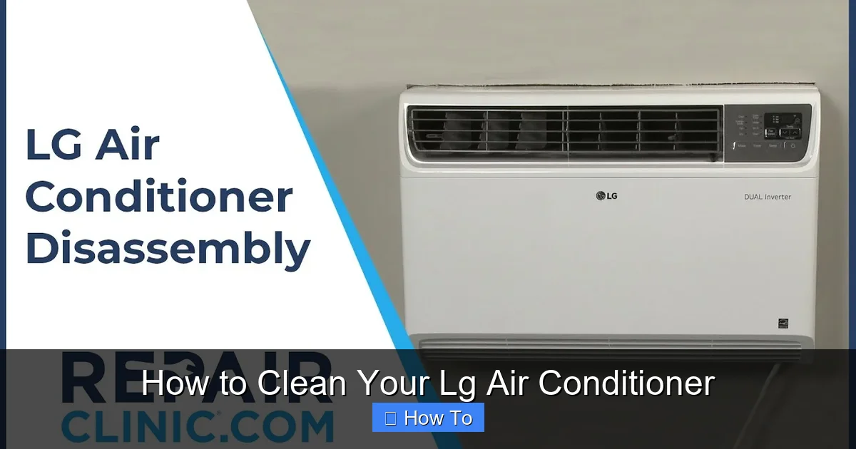 How to Clean Your Lg Air Conditioner