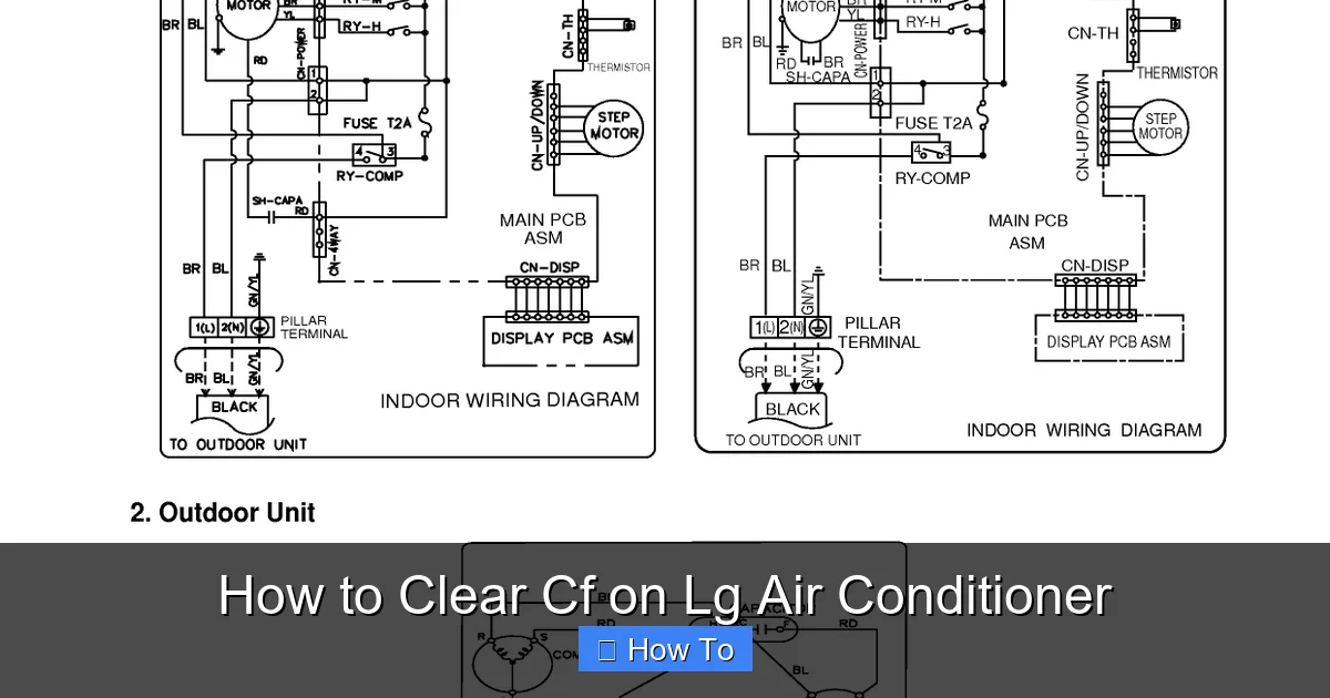 How to Clear Cf on Lg Air Conditioner