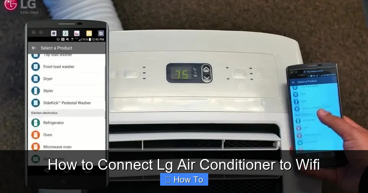 How to Connect Lg Air Conditioner to Wifi