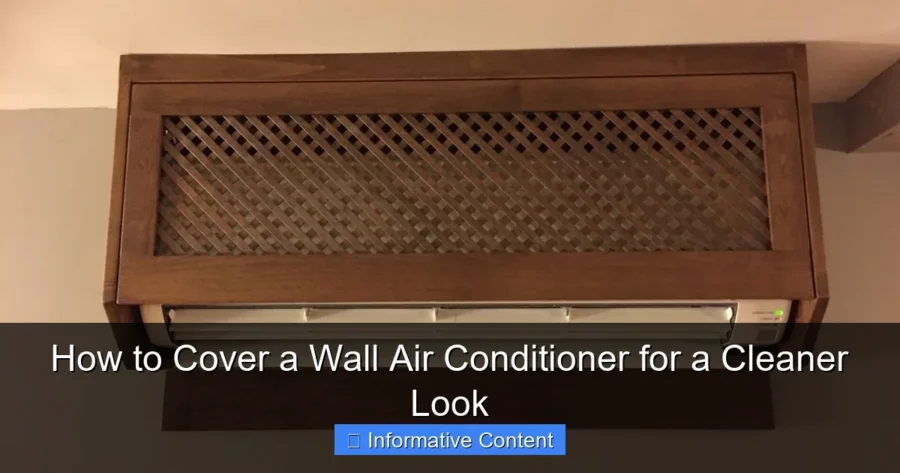 How to Cover a Wall Air Conditioner for a Cleaner Look