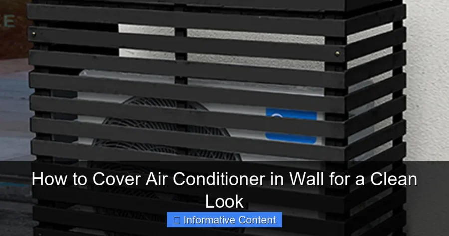 How to Cover Air Conditioner in Wall for a Clean Look