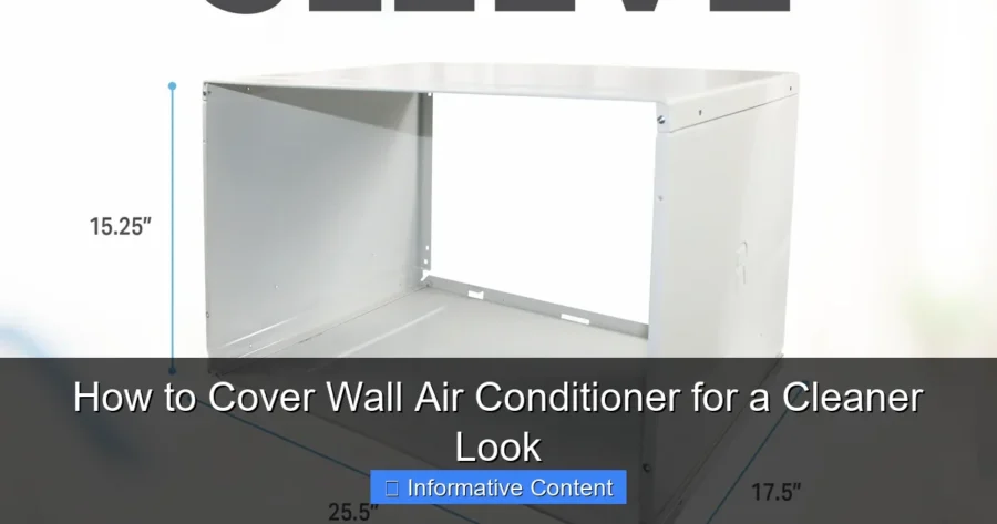 How to Cover Wall Air Conditioner for a Cleaner Look