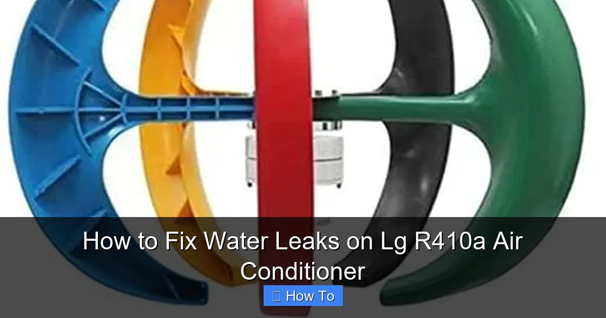 How to Fix Water Leaks on Lg R410a Air Conditioner