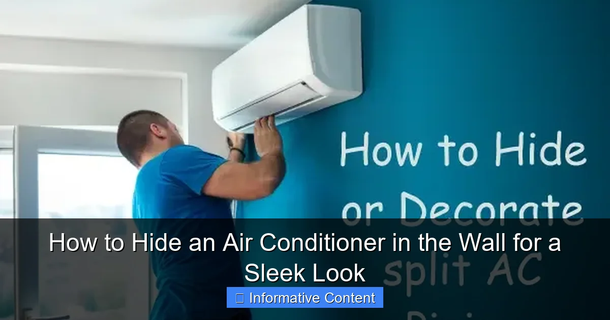 How to Hide an Air Conditioner in the Wall for a Sleek Look