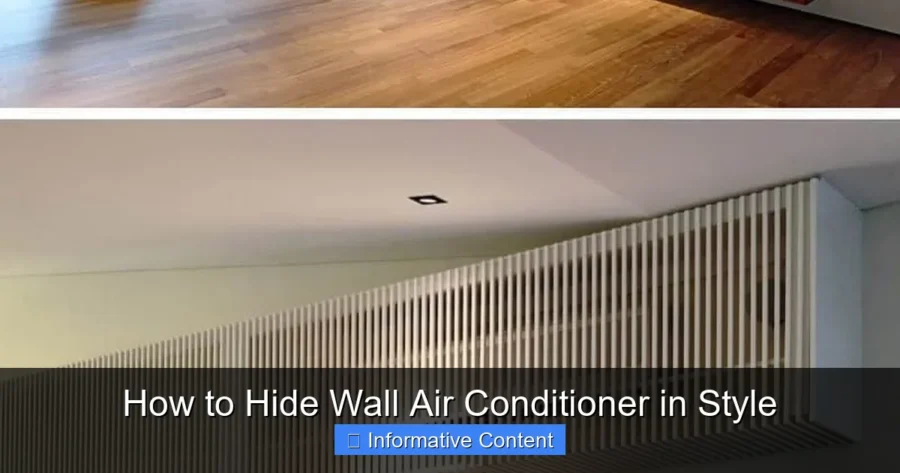 How to Hide Wall Air Conditioner in Style