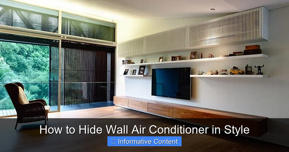 How to Hide Wall Air Conditioner in Style