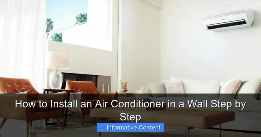 How to Install an Air Conditioner in a Wall Step by Step
