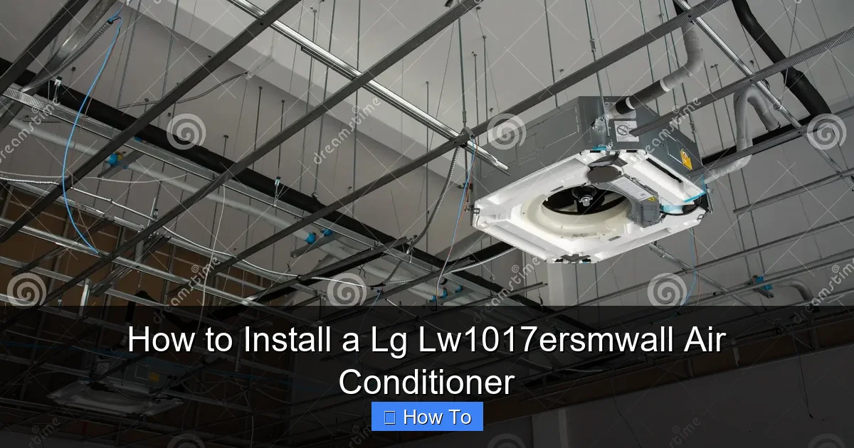 How to Install a Lg Lw1017ersmwall Air Conditioner