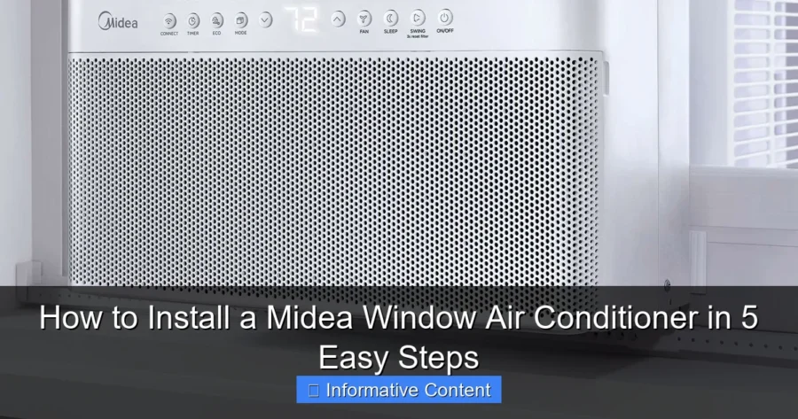 How to Install a Midea Window Air Conditioner in 5 Easy Steps