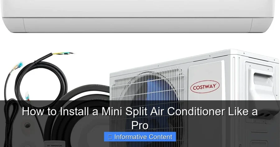 How to Install a Mini Split Air Conditioner Like a Pro