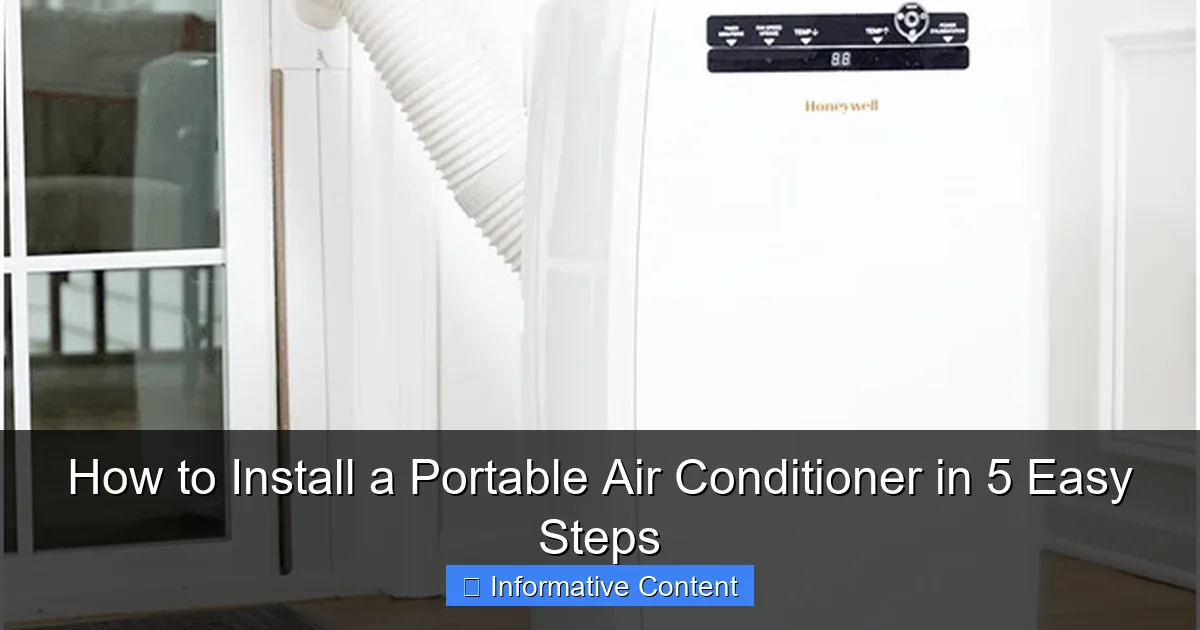 How to Install a Portable Air Conditioner in 5 Easy Steps