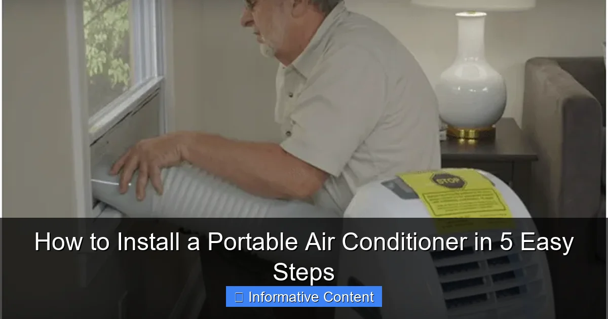 How to Install a Portable Air Conditioner in 5 Easy Steps